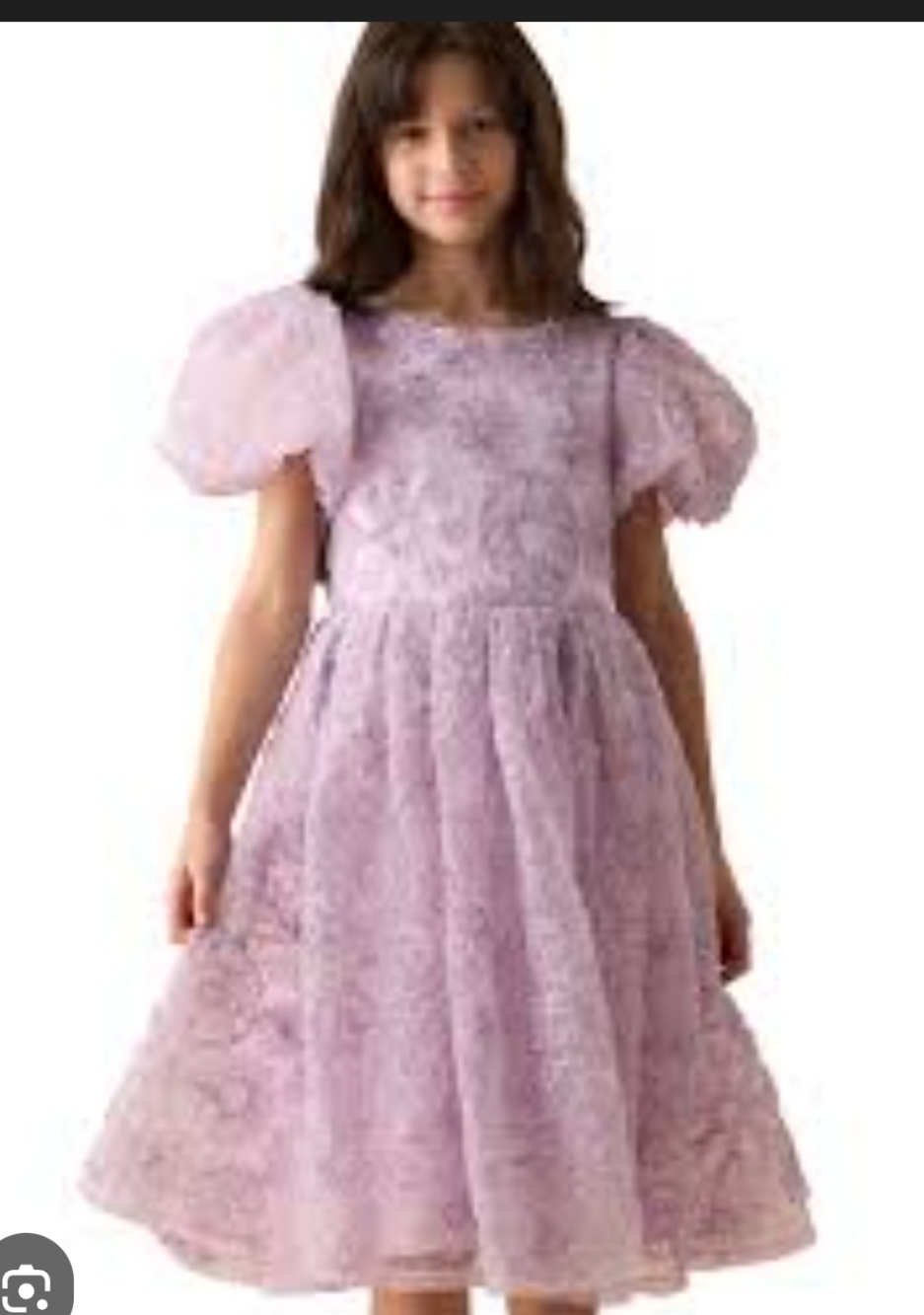 Dress formal party girls siz 7/8/10 Purple lace over pink. Full lining.…